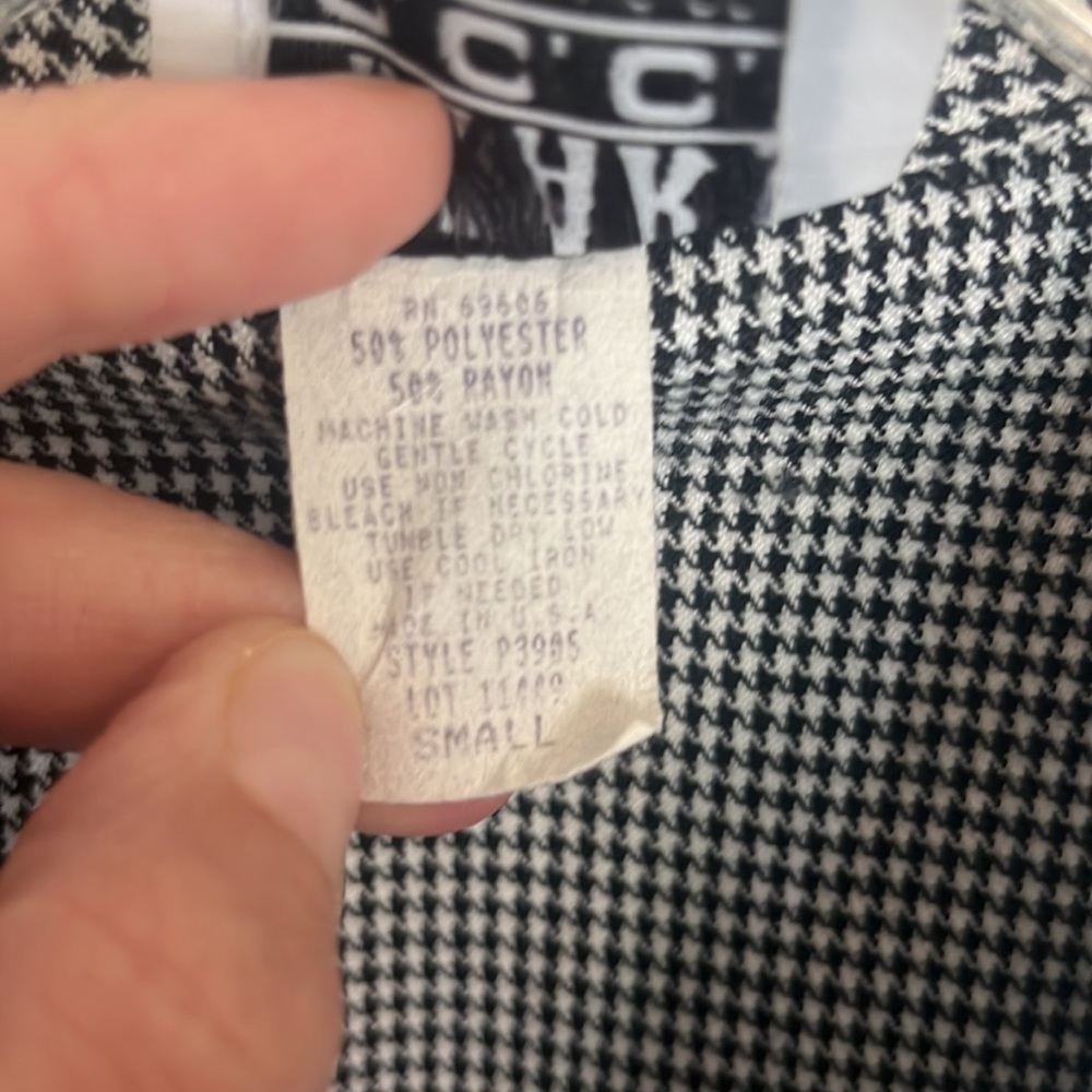 Black and white herringbone blazer - Picture 4 of 10